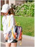 Oxford Waterproof Women's Laptop Backpack Large Capacity Business Bag