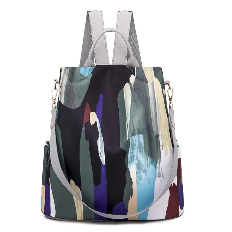 Oxford Waterproof Women's Laptop Backpack Large Capacity Business Bag