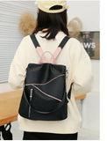 Waterproof Women Backpacks Casual Travel Backpack Female Solid Teenage Girls