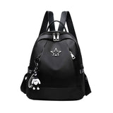 Oxford Women Backpack Large Capacity Travel Shoulder Bag Pendant School Bags