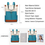 Oxford Women Backpacks Waterproof Anti-theft Business Bag