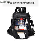 Embroidery Print Travel Backpack School Shoulder Bag