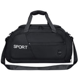 Oxford Women Shoulder Bags Waterproof Sports Gym Bag with Shoes Compartment