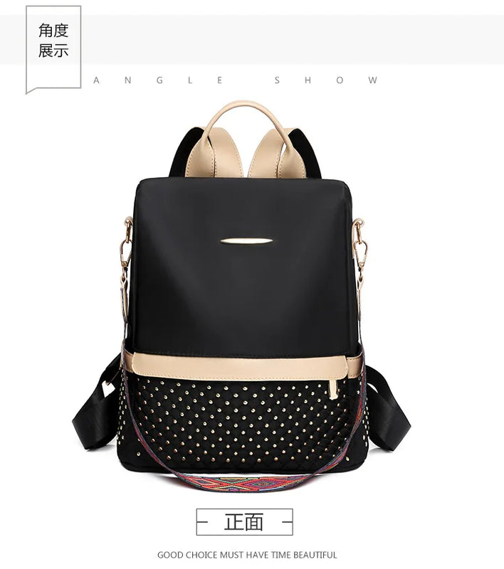 Oxford Women's Anti-Theft Backpack Large Capacity