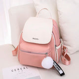 Oxford Women's Mini Backpack Waterproof Biker Shoulder Bag for Teen Girls