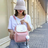 Oxford Women's Mini Backpack Waterproof Biker Shoulder Bag for Teen Girls