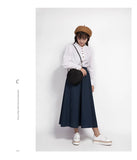 Small Round Canvas Shoulder Bag Casual Wild Fairy Bag