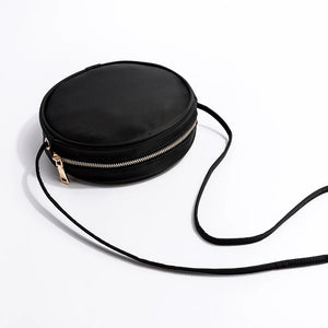 Small Round Canvas Shoulder Bag Casual Wild Fairy Bag