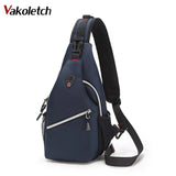 Oxford Cloth Men's Chest Bag Leisure Messenger Bag KL535