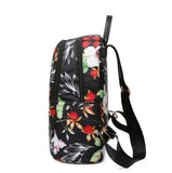 Waterproof Oxford Cloth Backpack Women Print Multifunction Shoulder Bag