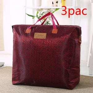 Waterproof Oxford Cloth Quilt Storage Bag Travel Tote Moving Bag