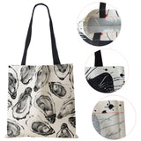 Oyster Seafood Bag Women Reusable Shopper Tote Bag