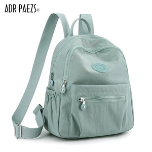 PAEZ Women Backpack Waterproof Shoulder Bags Large Capacity Rucksack Purses NICE