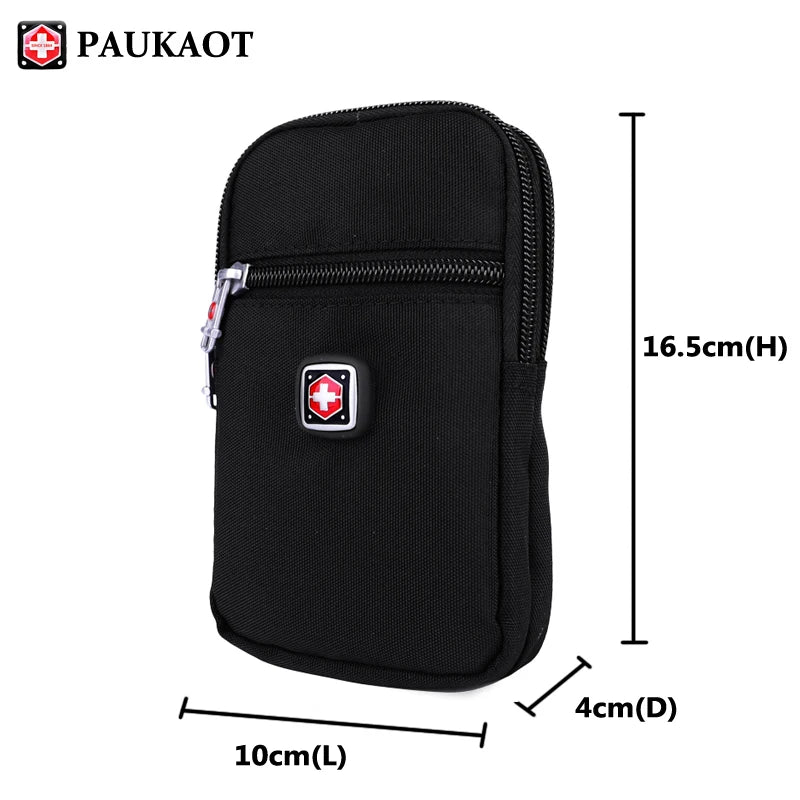 Men Waist Packs Belt Bag Casual Fanny Phone Pouch Purse Bum Hip Pockets