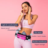 Running Waist Bag Men's Women's Belt Pack For Phone Unisex Trail Run Jogging