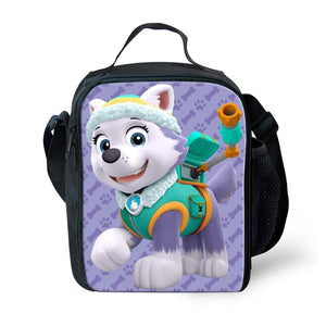 PAW-Patrol Print Lunchbag Handle Insulated Lunch Bag for Women Kids Portable