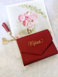 Personalised Name Trifold Wallet Birthday Gift Purse BRIDESMAID WALLET Wallet