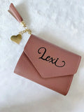Personalised Name Trifold Wallet Birthday Gift Purse BRIDESMAID WALLET Wallet
