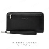 PIERRELOUES Long Clutch Wallet Large Capacity Women Purse Lady Purses Phone Pock