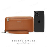 PIERRELOUES Long Clutch Wallet Large Capacity Women Purse Lady Purses Phone Pock