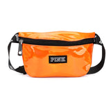Pink Holographic Waist Bag Waterproof