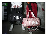 PINK Large Duffle Bag Gym Overnight Weekend Sports Bag