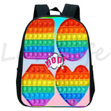 Kindergarten Daypack 3D Pattern Rucksack Kids Bagpack Girls Boys School Bags