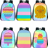Kindergarten Daypack 3D Pattern Rucksack Kids Bagpack Girls Boys School Bags