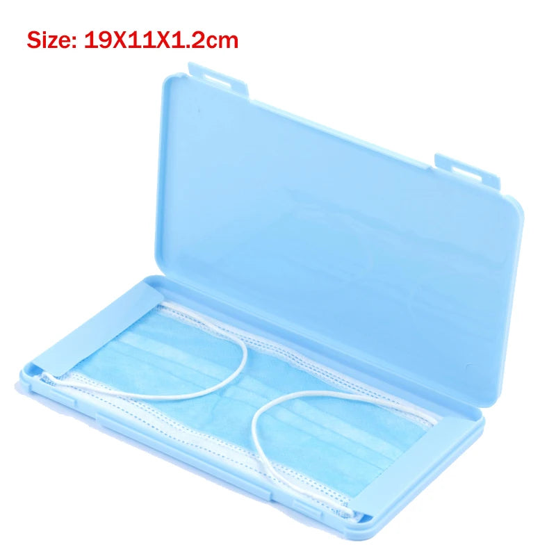 PP Mask Storage Box Portable Dust-Proof Case Moisture-Proof