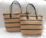 PP Straw Stripe Bag Summer Handbag Shoulder Bag