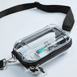 PP Transparent Cosmetic Bag Wash Bag Woman Portable Travel Overnight Bag