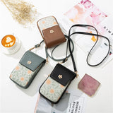 Double Zipper Mobile Phone Bag Mini Diagonal Back