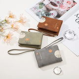 PRETY Women's Zipper Snap Wrist Wallet Long Bag