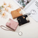 PRETY Women's Zipper Snap Wrist Wallet Long Bag