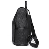 PU Anti-theft Backpack Women Large-capacity Dual-use Backpack