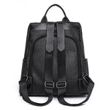 PU Anti-theft Backpack Women Large-capacity Dual-use Backpack