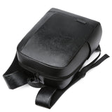 15.6 inch Laptop PU Backpack, College School Bags, 16 inch Travel Backbags
