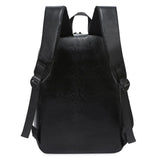 15.6 inch Laptop PU Backpack, College School Bags, 16 inch Travel Backbags