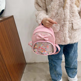 PU Children's Leather School Bags Kids Student Backpacks Toddler Kindergarten