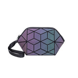 Red Laser PU Cosmetic Bag Envelope Fan Gift Bag