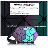 Red Laser PU Cosmetic Bag Envelope Fan Gift Bag