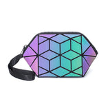 Red Laser PU Cosmetic Bag Envelope Fan Gift Bag