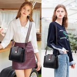 Retro Stitching Ladies Crossbody Shoulder Bag