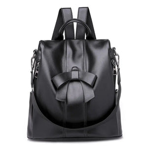 PU Ladies Leather Backpack Women Shoulder Backpack Teenage Girl School Bag