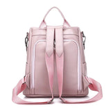 PU Ladies Leather Backpack Women Shoulder Backpack Teenage Girl School Bag