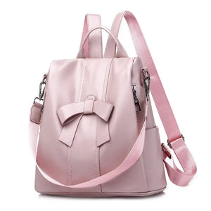 PU Ladies Leather Backpack Women Shoulder Backpack Teenage Girl School Bag