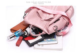 PU Ladies Leather Backpack Women Shoulder Backpack Teenage Girl School Bag