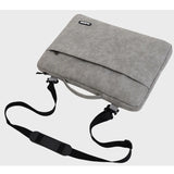 PU Laptop Sleeve Shoulder Bag for 12/14/16in Notebook