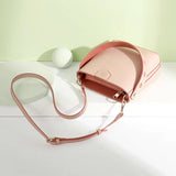 Soft-Faced Handbag Women's Zipper Crossbody Bag High-quality Solid Design