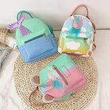 Small PU Leather Backpack Women Casual Shoulder Bag Travel School Rucks